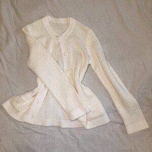 White "Rory Gilmore" Cardigan